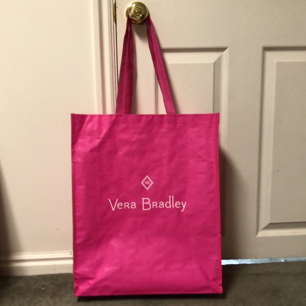 🛍 EUC Vera Bradley TALL Reusable Shopping Bag